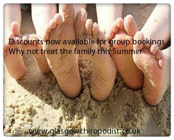 Glasgow Chiropodist - Podiatry treatment in your own home